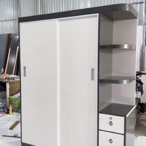 Tủ Quần Áo Nhựa 02 Cánh Lùa – QAT111