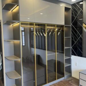 Tủ Quần Áo Nhựa 04 Cánh Kính – TCK468