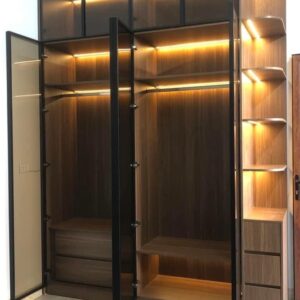 Tủ Quần Áo Nhựa Cánh Kính – TCK445