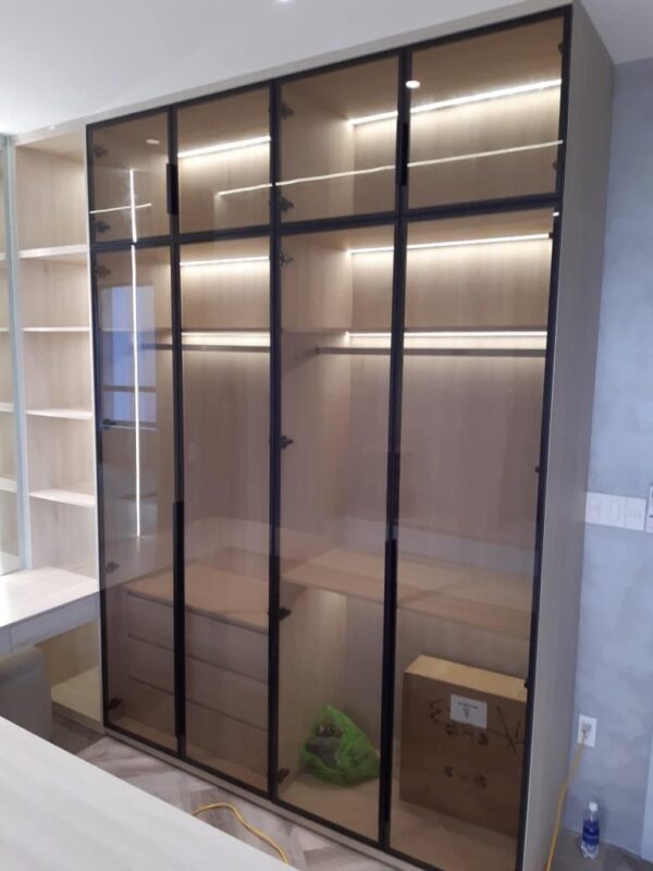 Tủ Quần Áo Nhựa Cánh Kính – TCK540